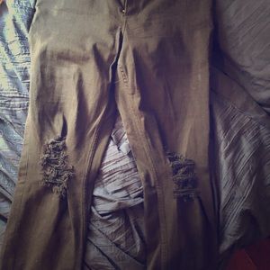 Express Black Ripped Denim.